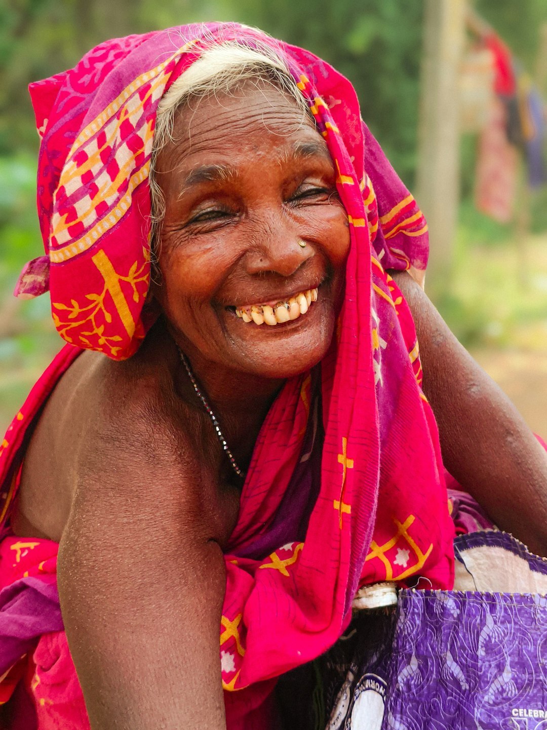 Portrait of a smiling senior Croatian woman