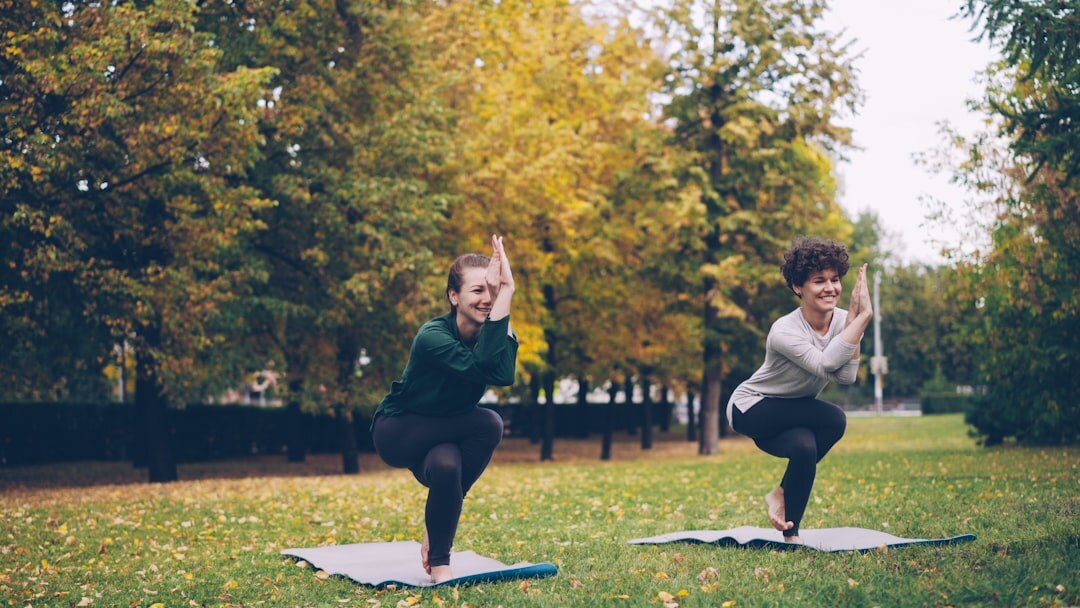 seniors exercising outdoors
